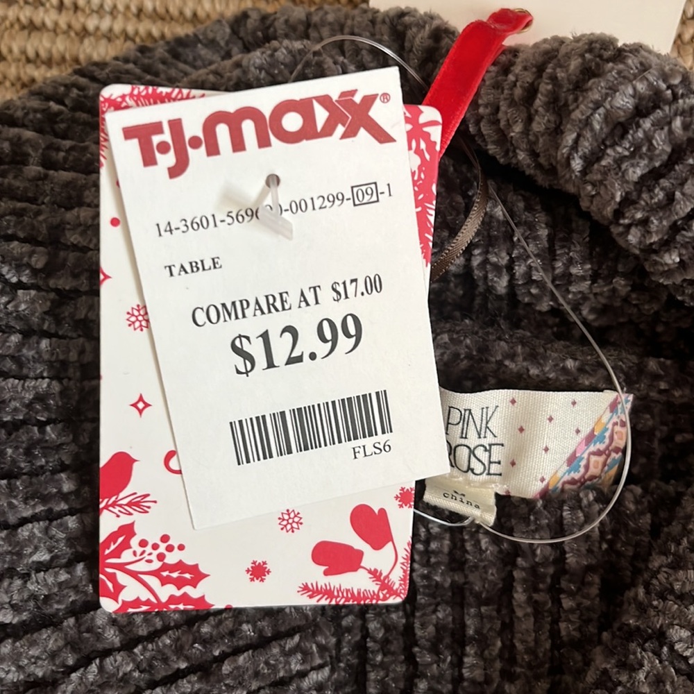 Woven Grey Turtleneck Sweater - Picture 3 of 7